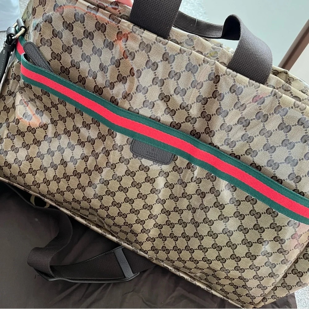 Gucci large travel luggage bag NWT authentic - Picture 1 of 13